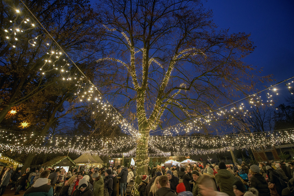 Kerstmarkt in de dierentuin Nordhorn